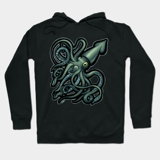 Green Giant Squid Architeuthis Hoodie